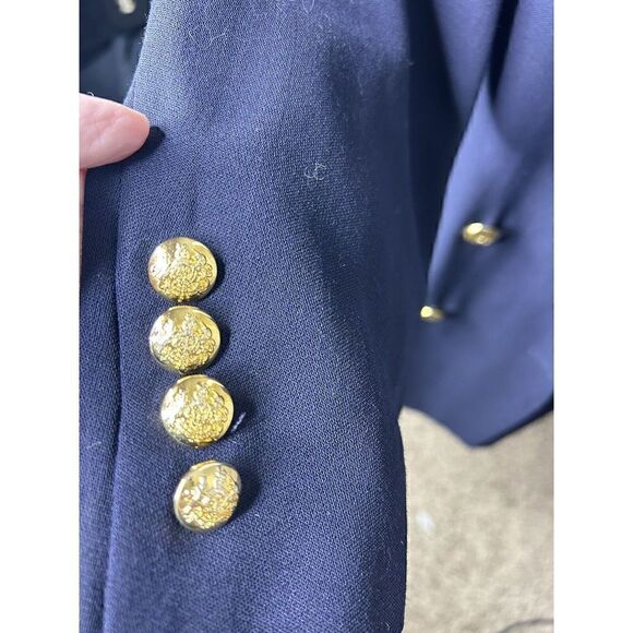 Lauren Ralph Lauren Vintage Double Breasted Wool Sport Coat Jacket Womens Sz 16 - Picture 7 of 9